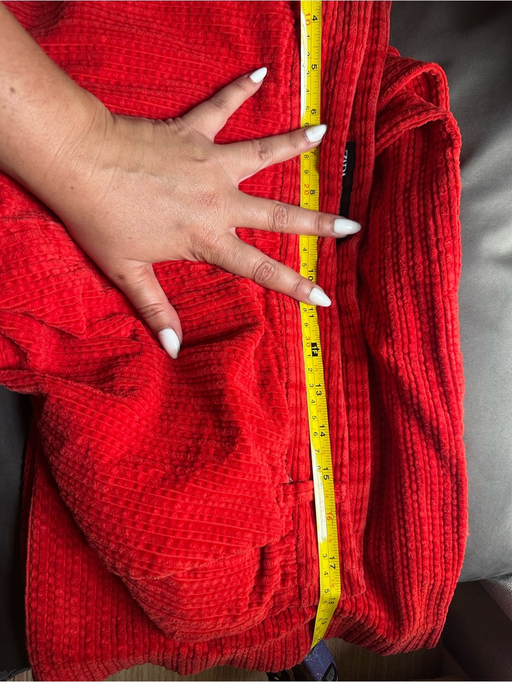 Red Corduroy Jacket - Bold Red